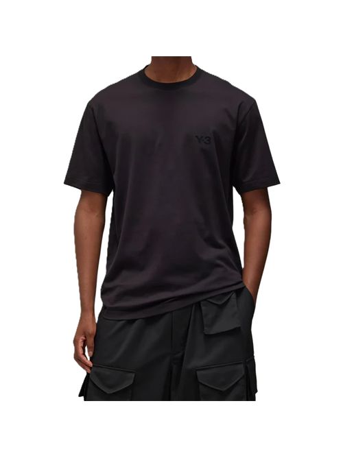 Y-3 T-shirt a maniche corte IW0066 uomo cotone nero Adidas Y3 | IW0066BLACK